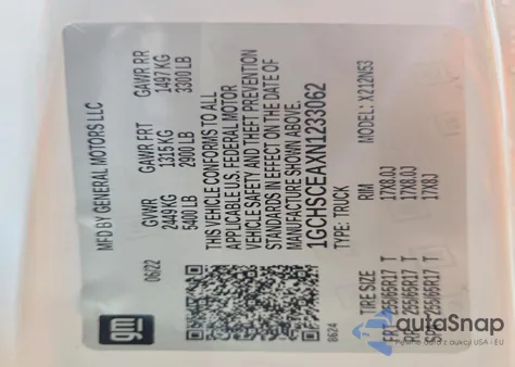 2022 Chevrolet Colorado Lt z USA, uszkodzony, nr VIN 1GCHSCEAXN1233062